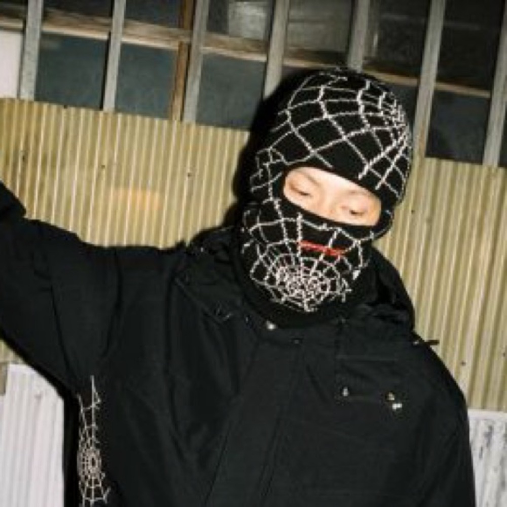 Supreme New Era x Spyder Black Spiderweb Winter Balaclava Ski Mask